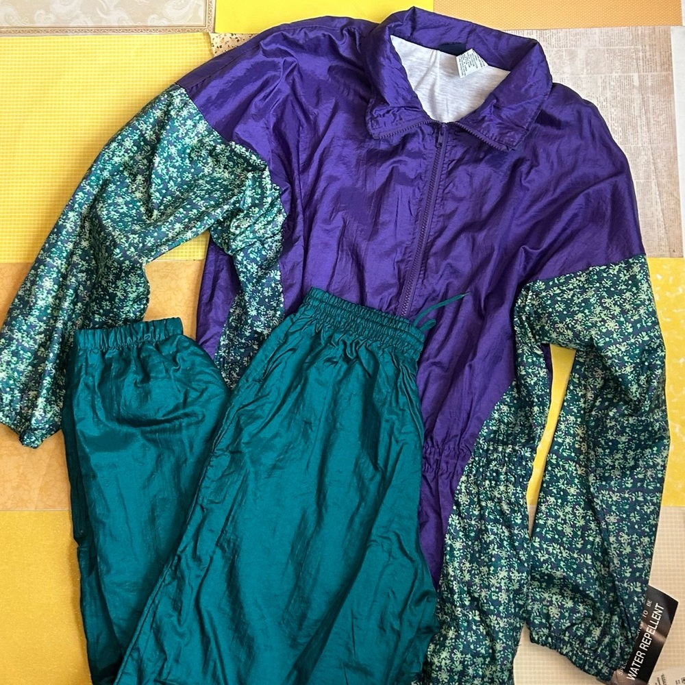 Honors Retro 80s Windbreaker Set, Size Medium